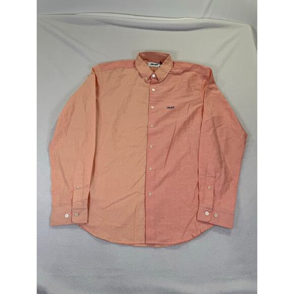 Palace Orange Blender Shirt Button Size L *READ* - Picture 1 of 8